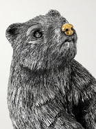 Buccellati - Bear Silver and Gold-Plated Ornament