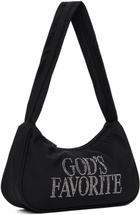 Praying Black 'God's Favorite' Rhinestone Bag