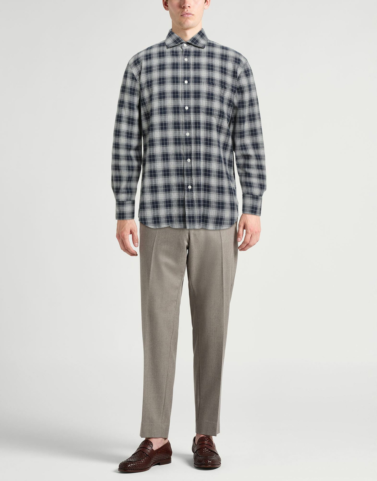 Hartford Mens Shirt Midnight in Blue