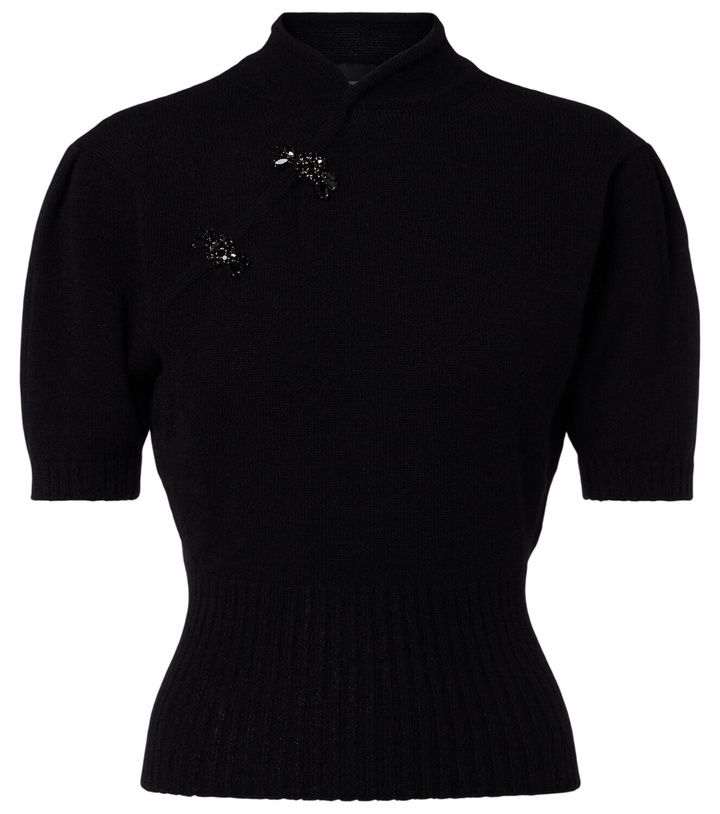 Photo: Simone Rocha Embellished cashmere sweater