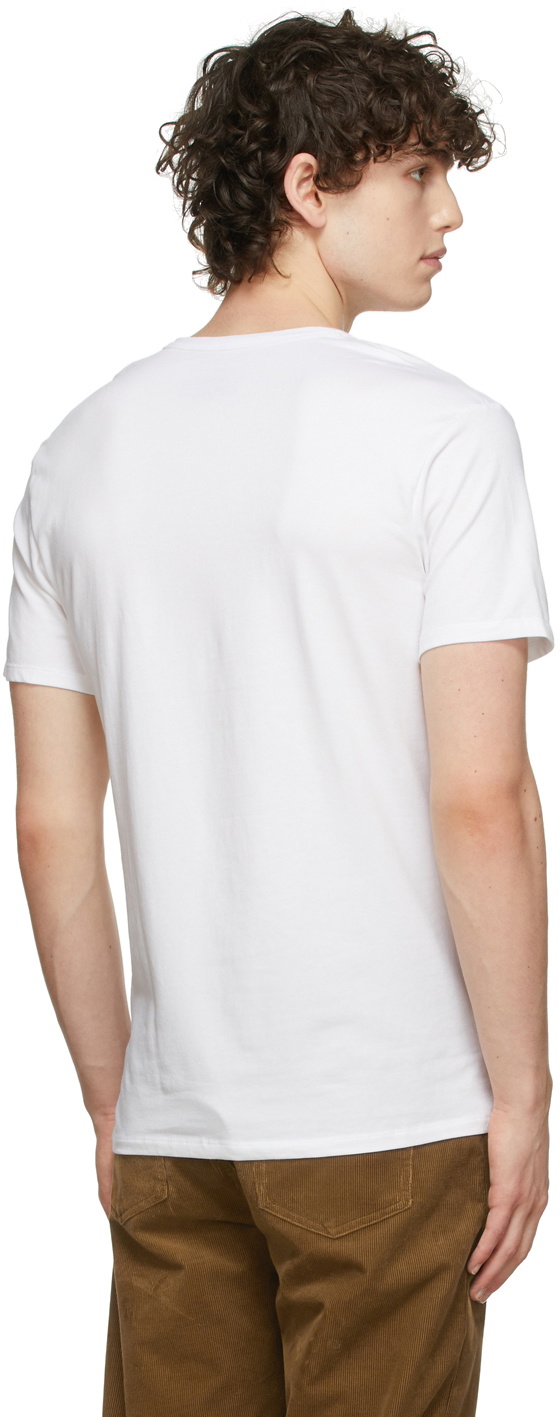 Three-Pack White Crewneck T-Shirts by Calvin Klein Underwear on Sale