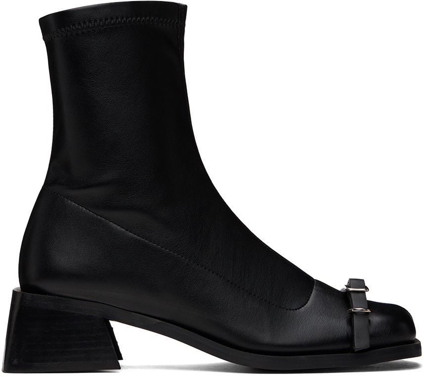 【関税込み】Justine Clenquet ブラック Eddie ブーツ Justine Clenquet Black Eddie Boots - Shoes - BeyondStyle