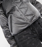 Yves Salomon Shearling-trimmed puffer jacket