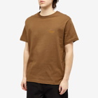 Dime Men's Classic Small Logo T-Shirt in Brown