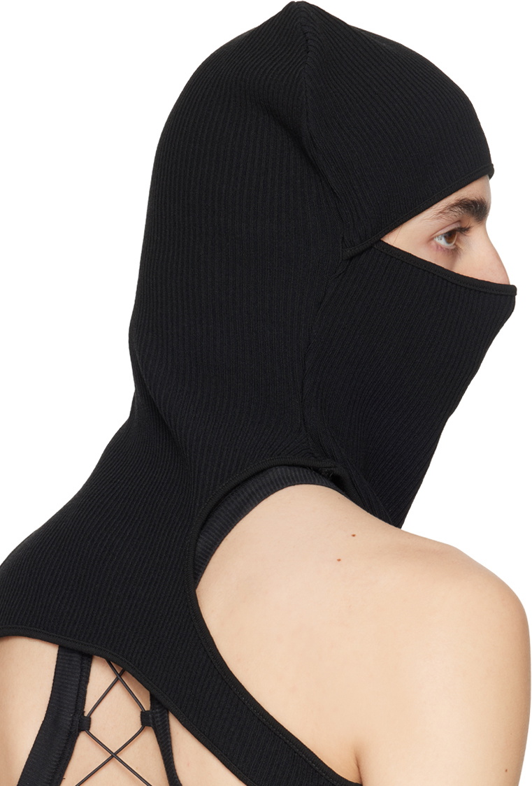 ANDREĀDAMO Black Rib Beanie