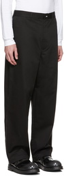 Comme des Garçons Homme Black Stitch Trousers