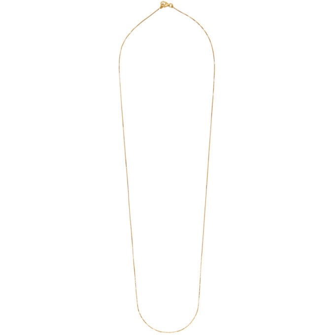 Photo: Bottega Veneta Gold Sterling Chain Long Necklace