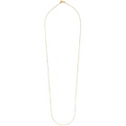 Bottega Veneta Gold Sterling Chain Long Necklace