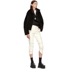 Comme des Garcons Homme Plus White Faux-Leather Skinny Trousers