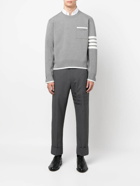 THOM BROWNE - 4bar Cotton Jumper