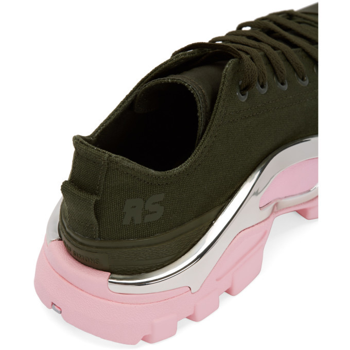 adidas gazelle silver green womens RS Detroit Runner Sneakers by Raf Simons x Adidas- La Garonne