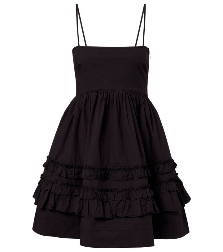 knee length dresses for ladies Bonded Crepe Mini Dress