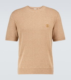 Burberry - Linden knitted cashmere T-shirt