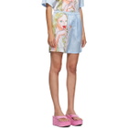 Im Sorry by Petra Collins SSENSE Exclusive Blue Graphic Shirt and Shorts Set