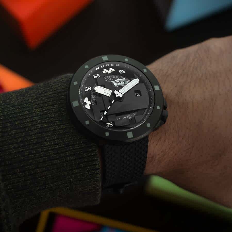 Nubeo Cassini Black Dial Mens Watch NB-6103-05