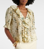Dôen Henri floral cotton voile top