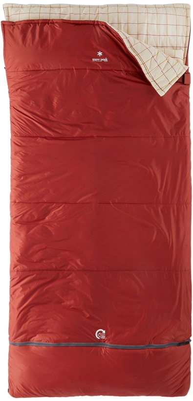 Photo: Snow Peak Red Down Futon LX Wide Ofuton Sleeping Bag