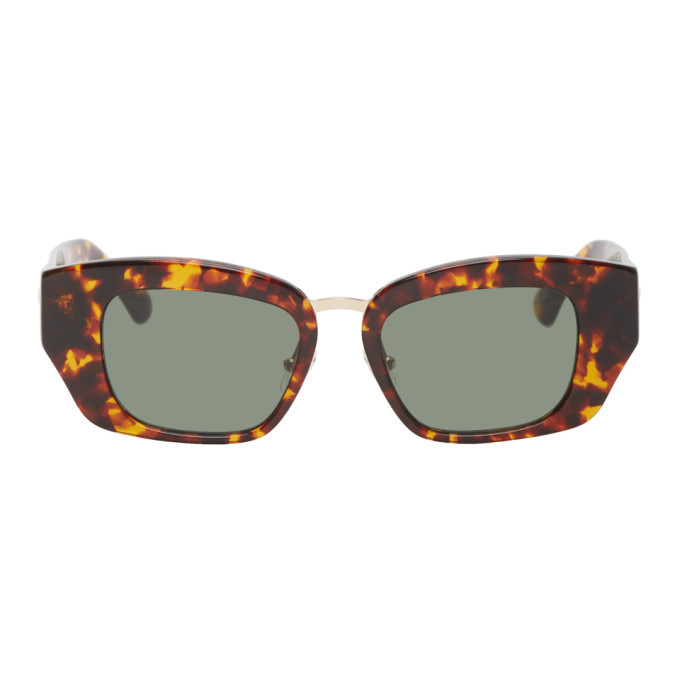Lunettes De Soleil Dries Van Noten By Linda Farrow - Modèle DVN66 Tortoise - UV400 - Neuf Avec Étiquettes
