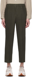 HOMME PLISSÉ ISSEY MIYAKE Khaki Tailored Pleats 1 Trousers