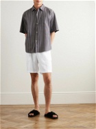 Altea - Straight-Leg Lyocell and Linen-Blend Twill Bermuda Shorts - White