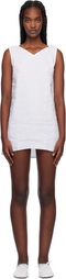 Deiji Studios White Looped Minidress