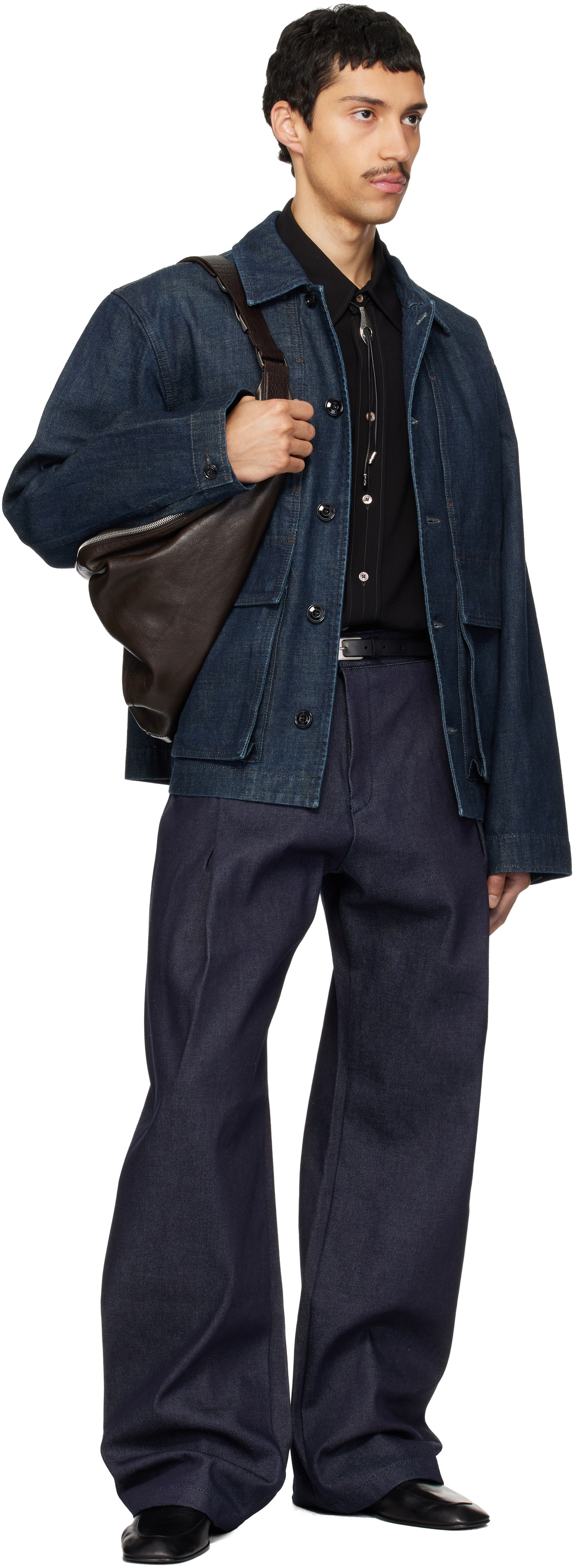 LEMAIRE Blue Boxy Denim Jacket