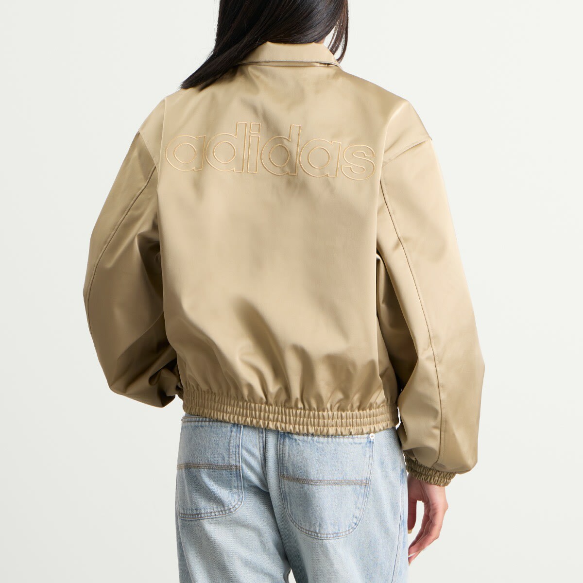 Adidas Women's Munich 93 Track Top in Tech Metal