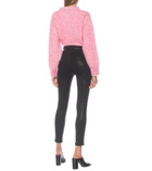 J Brand - Leenah croc-effect skinny jeans