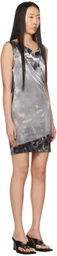 ELLISS SSENSE Exclusive Gray Float Minidress