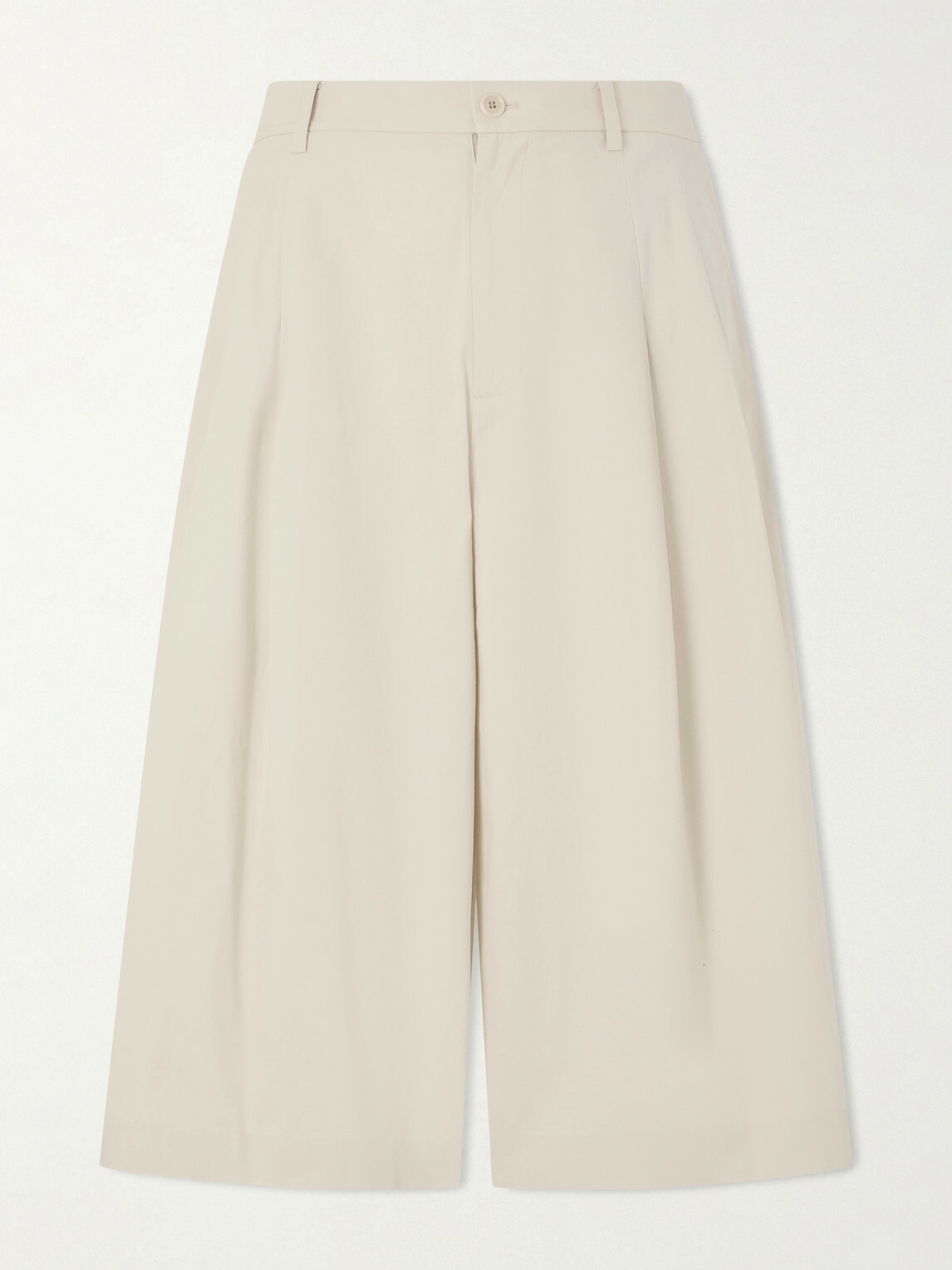 Amomento - Cotton-Blend Bermuda Shorts - Neutrals