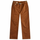 Human Made Men's Easy Belted Pant in Brown
