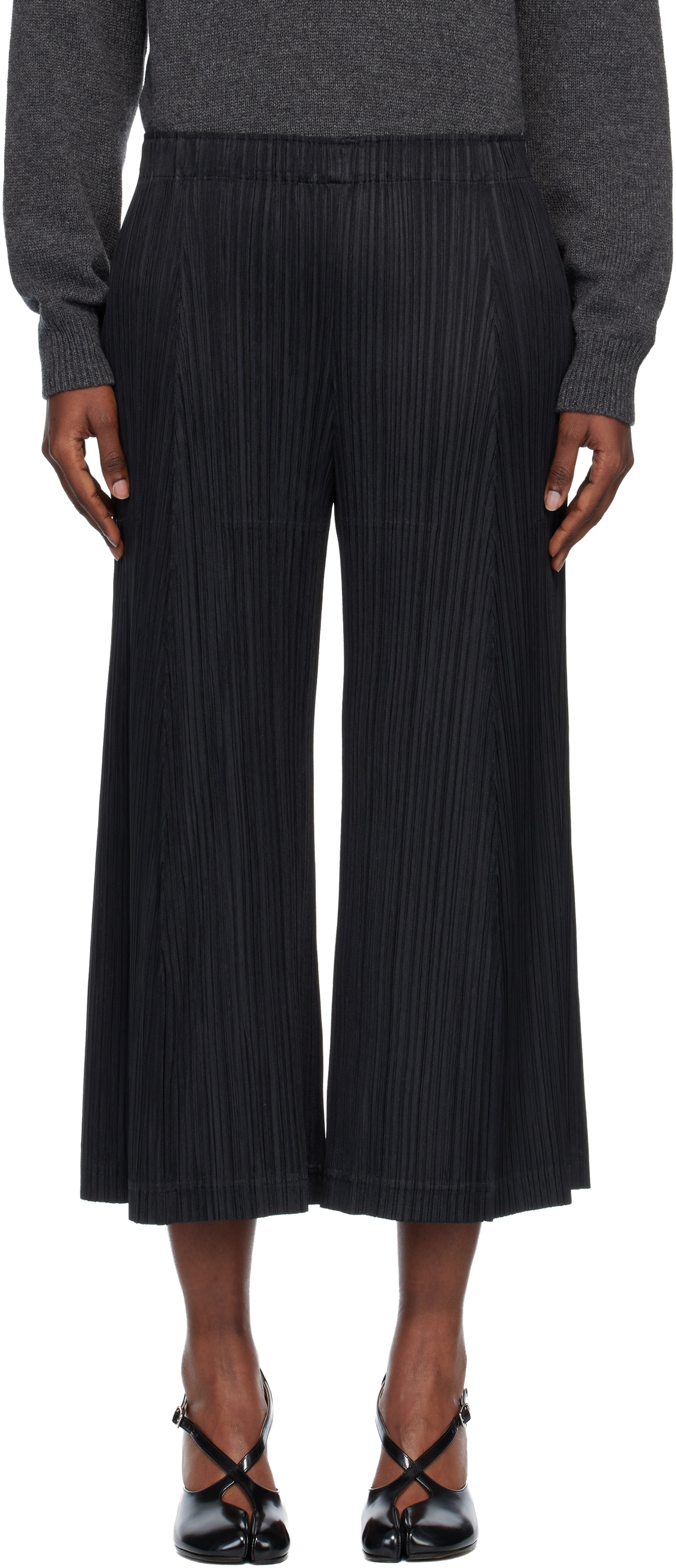 PLEATS PLEASE ISSEY MIYAKE Black Thicker 1 Trousers