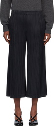 PLEATS PLEASE ISSEY MIYAKE Black Thicker 1 Trousers