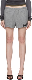 alexanderwang.t Gray Logo Cotton Running Shorts