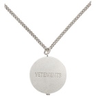 Vetements Silver Grinder Necklace