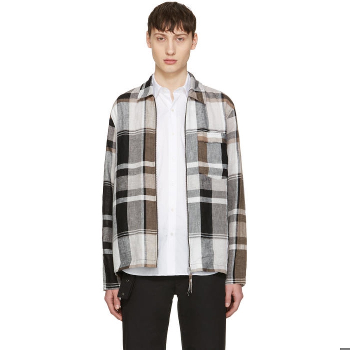 Our Legacy Multicolor Check Tech Jacket Our Legacy