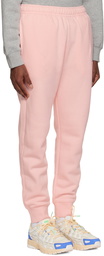 Nike Pink Tapered Lounge Pants