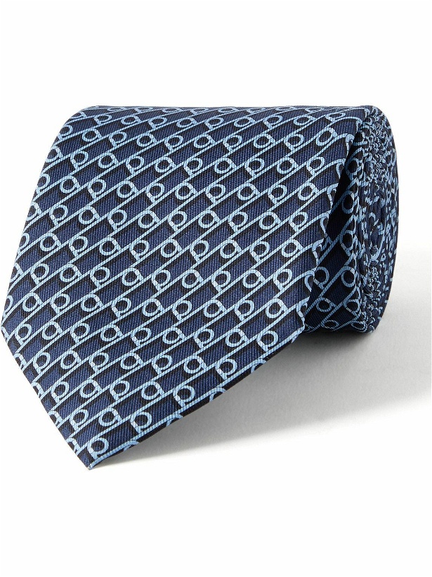Photo: FERRAGAMO - 8cm Printed Silk-Twill Tie