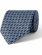 FERRAGAMO - 8cm Printed Silk-Twill Tie