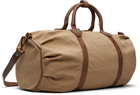 RRL Tan Douglas Duffle Bag