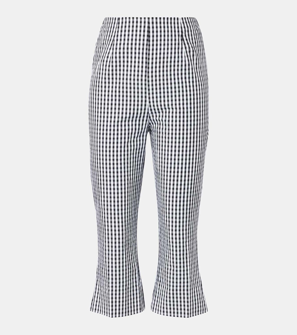Faithfull Gingham cotton poplin capri pants