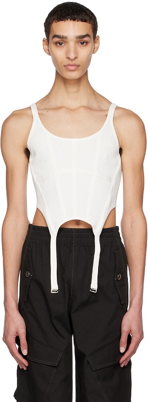 Photo: Dion Lee Off-White Combat Corset Tank Top