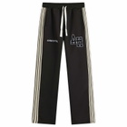 ANNIE HOOD Men's College Track Pants in Black