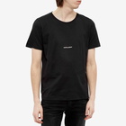 Saint Laurent Men's Archive Logo T-Shirt in Black