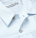 Acne Studios - Frayed Panelled Denim Jacket - Blue