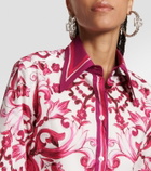 Dolce&Gabbana Majolica printed cotton poplin shirt