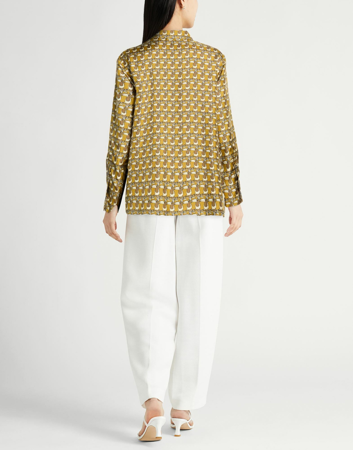 's Max Mara Womens Shirt in Mustard