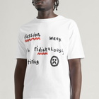 Navinder Nangla Ridickulously Tiring T-Shirt in White/Black/Red