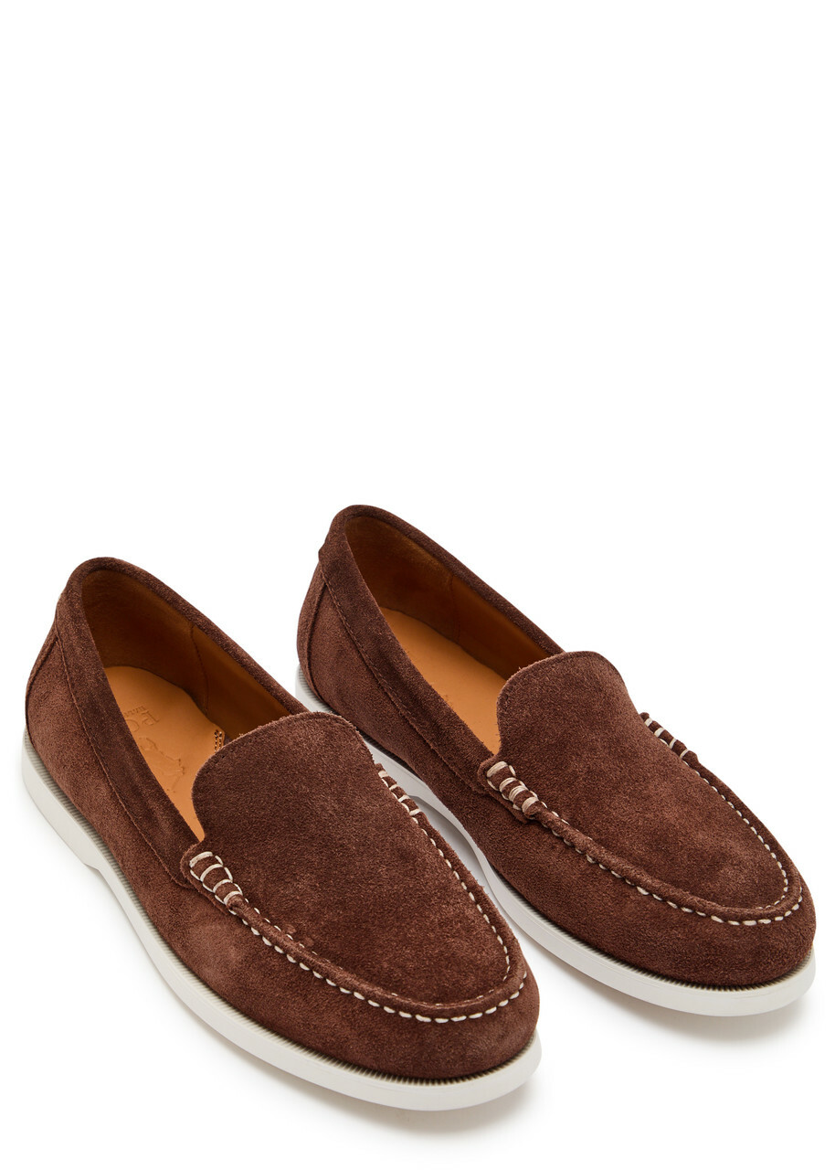 Polo Ralph Lauren Merton Suede Loafers Brown