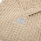GANNI Women's Core Future Wool Knit Balaclava in Sand 